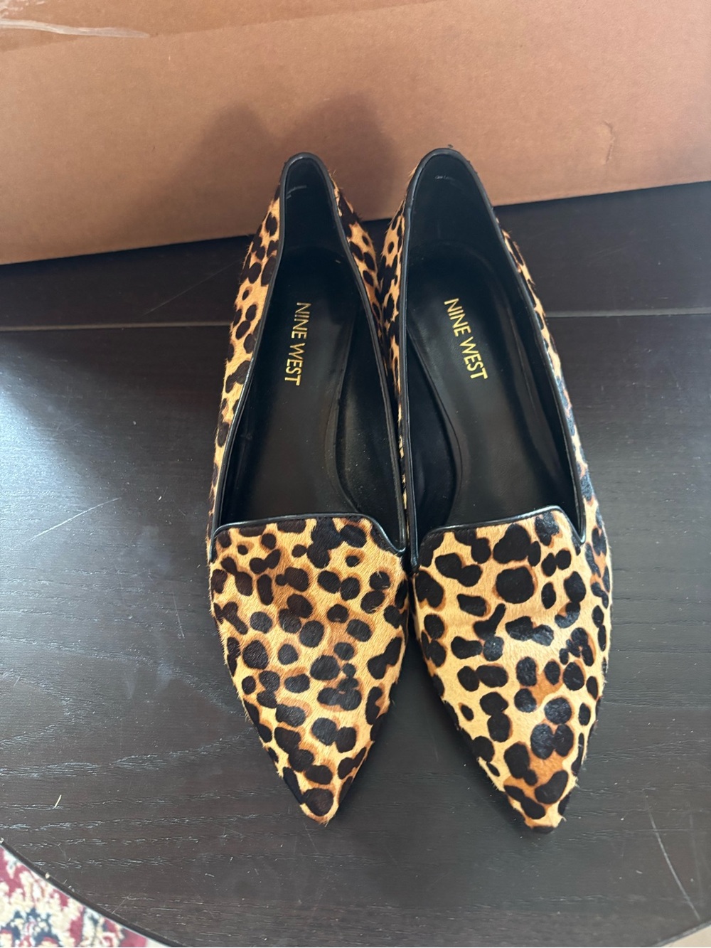 Nine West Leopard Print Pointed Toe women’s shoes